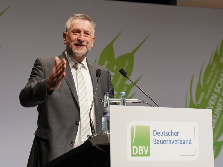 Neuer DBV-Vizepräsident Günther Felßner auf dem Bauerntag in Münster