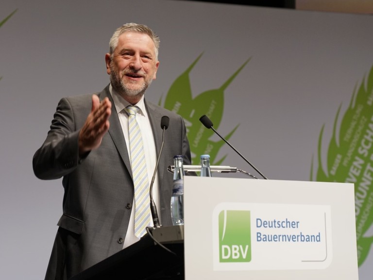Neuer DBV-Vizepräsident Günther Felßner auf dem Bauerntag in Münster 