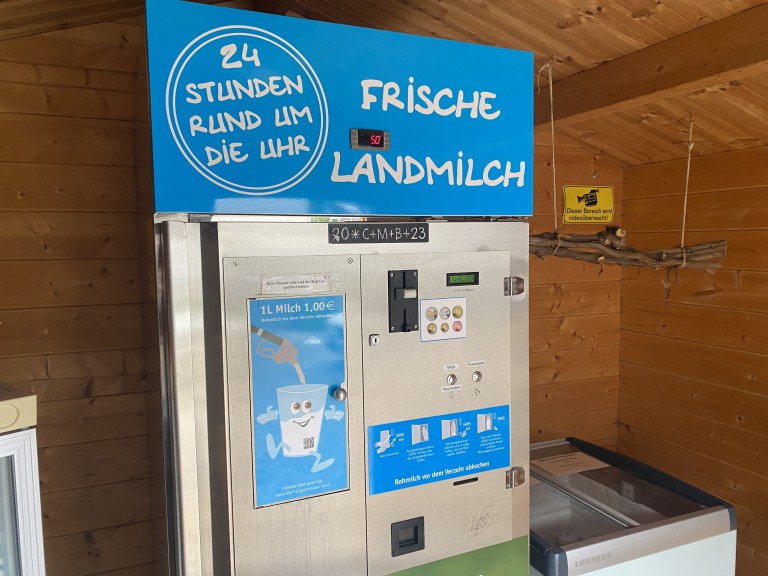 Gute Nachricht für Betreiber von Milchautomaten