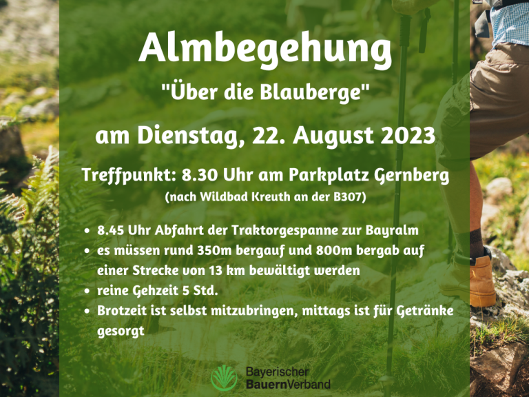 Almbegehung am 22.08.2023