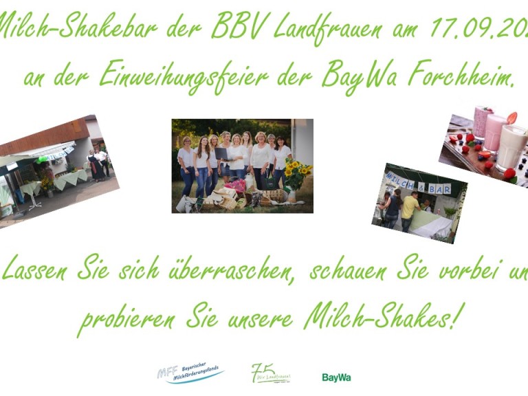 Milchshakebar Landfrauen Forchheim