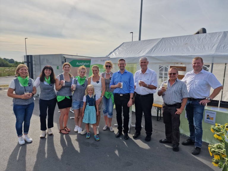 Milchshakebar und BBV Infostand