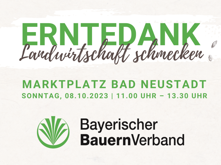 Erntedank Martkplatz Bad Neustadt_Landwirtschaft schmecken