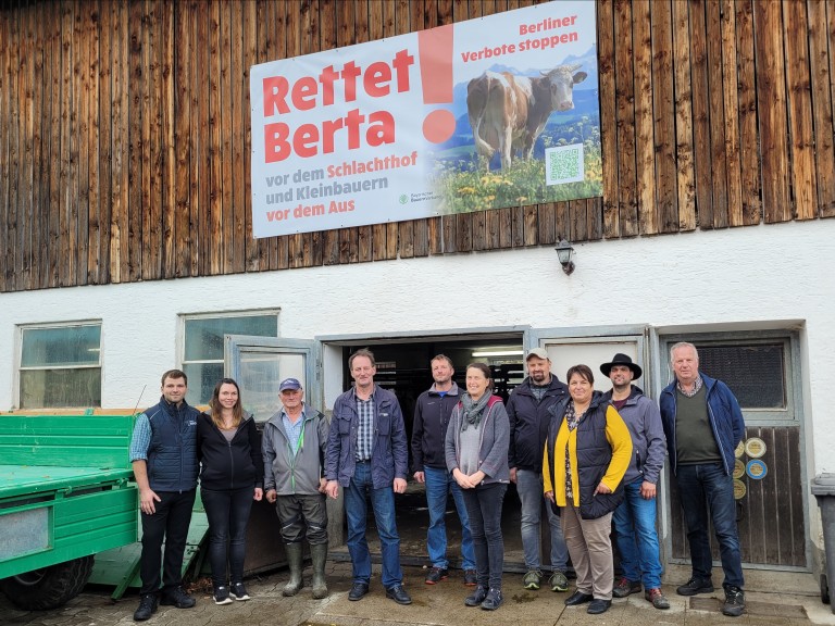 Aktion "Rettet Berta" in Böbing