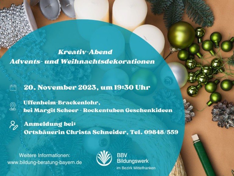 Adventsdekoration OV Lipprichhausen KV NEA-BW