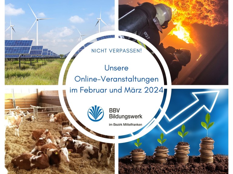 Online-Veranstaltungen BBV-Bildungswerk Mittelfranken