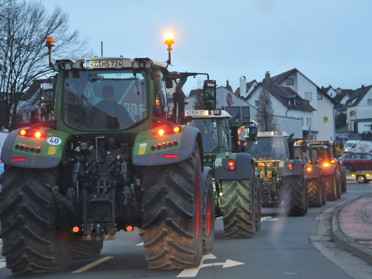 Schlepperdemo Kulmbach