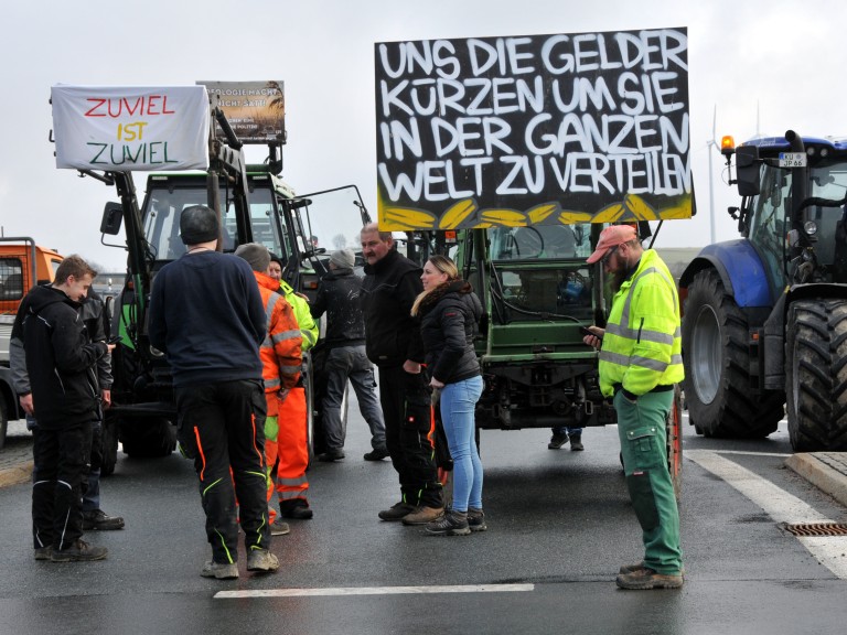 Bauernproteste in Kulmbach