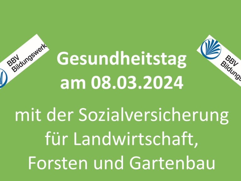 Gesundheitstag 2024