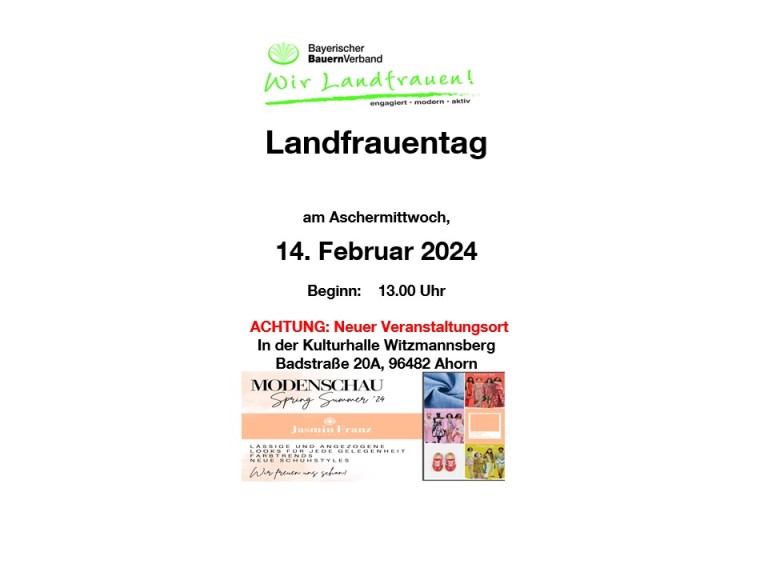 Landfrauentag Coburg 2024
