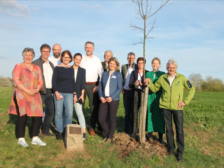 Enthüllung einer Gedenktafel an der Joseph-Göppel-Eiche mit PS