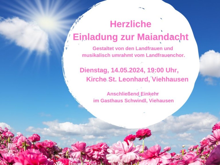 Einladung zur Maiandacht