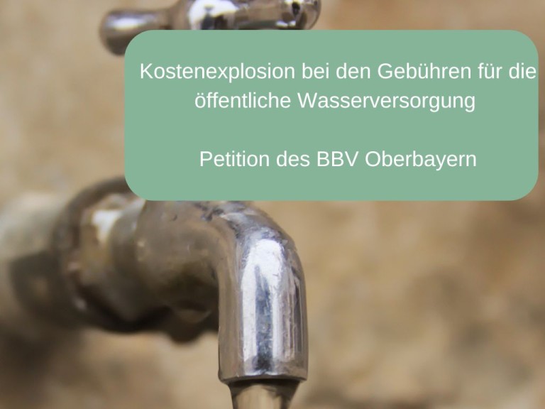 Petition Wassergebühren