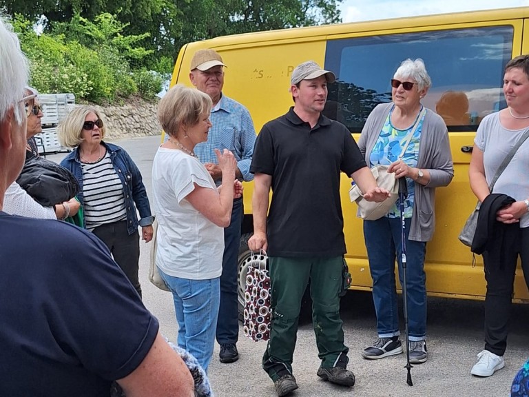 Seniorenbeauftragte unterwegs mit aktiven Senioren