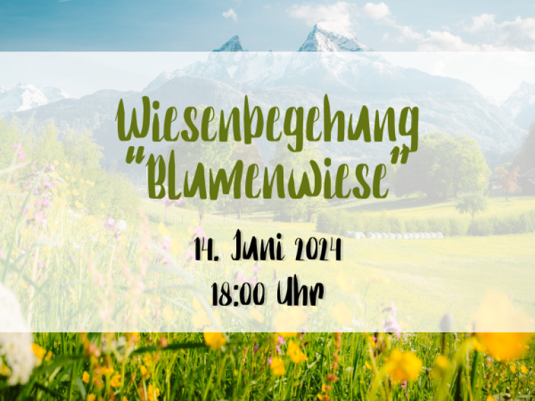 Wiesenbegehung