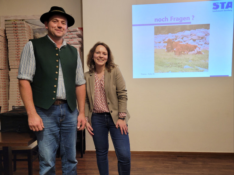 Kreisobmann Georg Holzer und Dr. Susanne Stöckl
