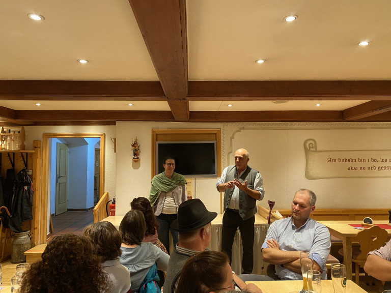 Obleuteversammlung mit Irmgard Posch und Ralf Huber