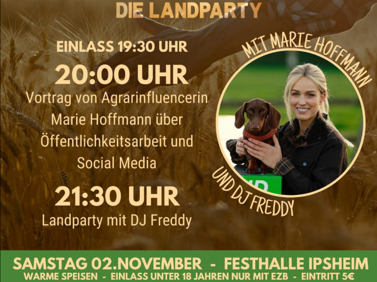 HOFHELDEN - Die Landparty: Veranstaltung am 02.11.2024, KV NEA-BW
