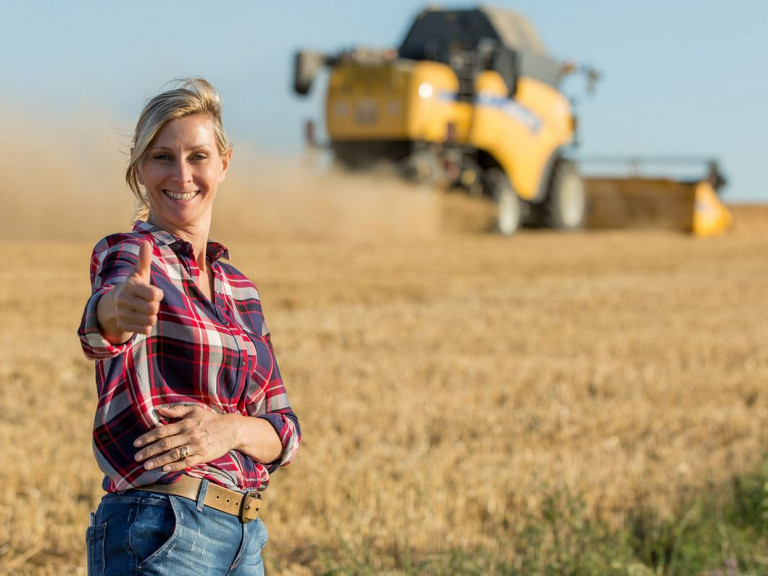 Frau Landwirtschaft