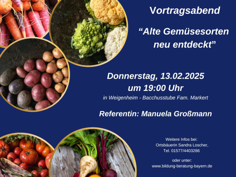 Vortragsabend „Alte Gemüsesorten neu entdeckt“