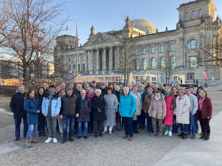Reisegruppe in Berlin