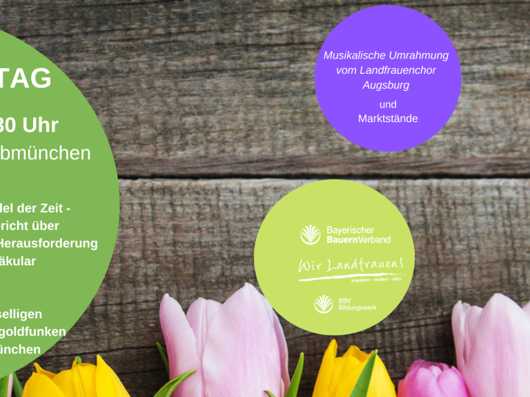 Landfrauentag 2025 des BBV Kreisverbandes Augsburg am Mittwoch, 22. Januar 2025 um 12:30 Uhr in der Stadthalle Schwabmünchen 