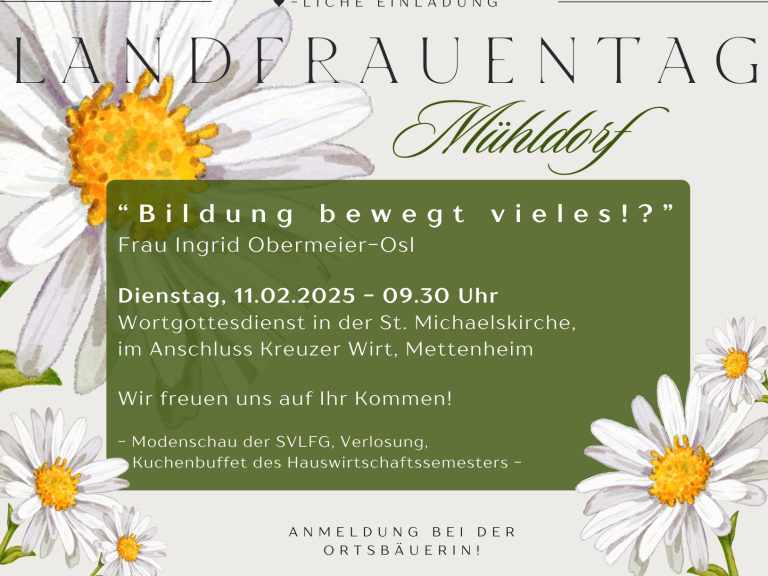 Lnadfrauentag Mühldorf