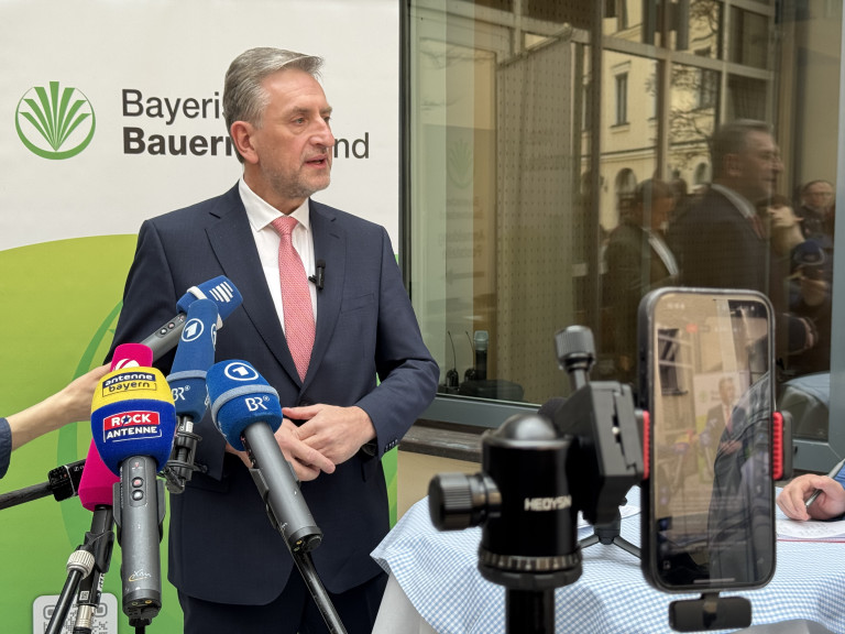 Günther Felßner vor der Kamera