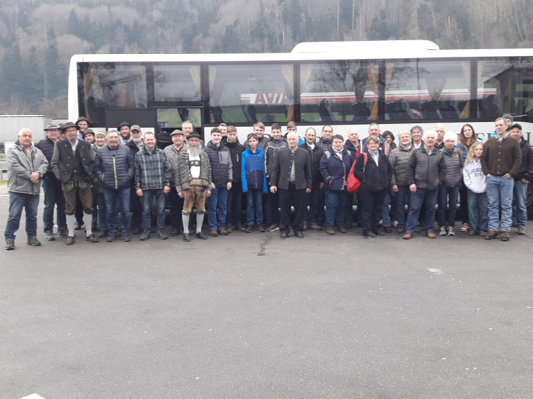 Teilnehmer/innen der Lahrfahrt nach St. Gallen