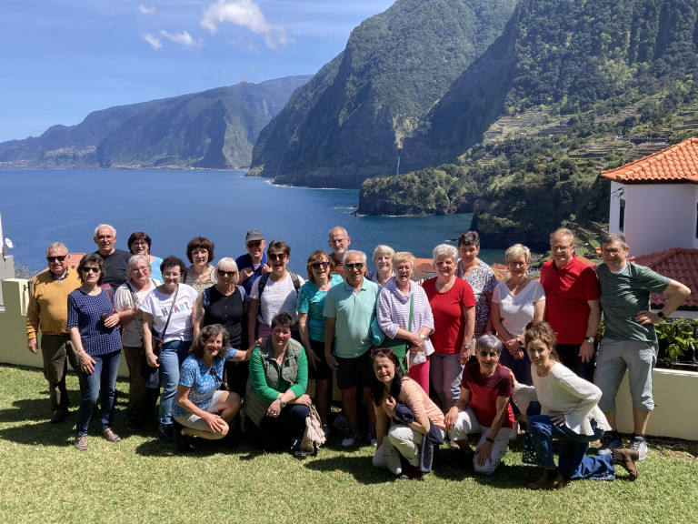 Reisegruppe auf Madeira