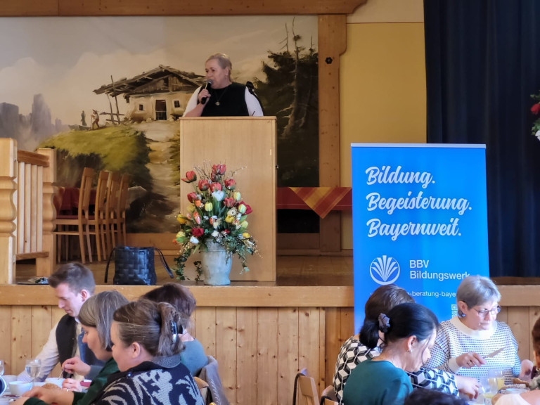Tag der Bäuerin in Palling, mit Interessantem Vortrag von BBV- Fachberater Patrick Berndlmaier
