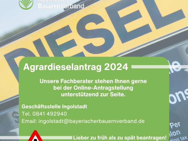 Agrardieselantrag