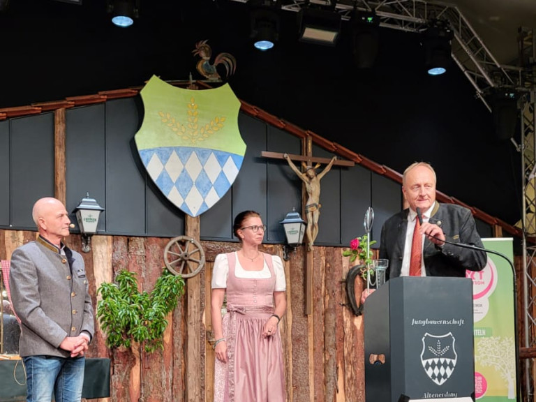 Deutscher Bauerpräsident mit Kreisobmann und Kreisbäuerin Erding