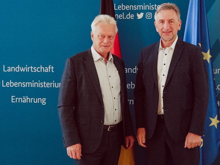 Bundeslandwirtschaftsminister Alois Rainer und BBV-Präsident Felßner