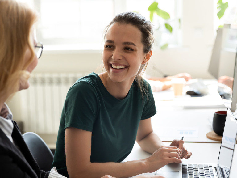 Ausbildung im Büro