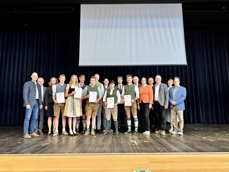 Freisprechungen der Landwirtschaft in der Oberpfalz
