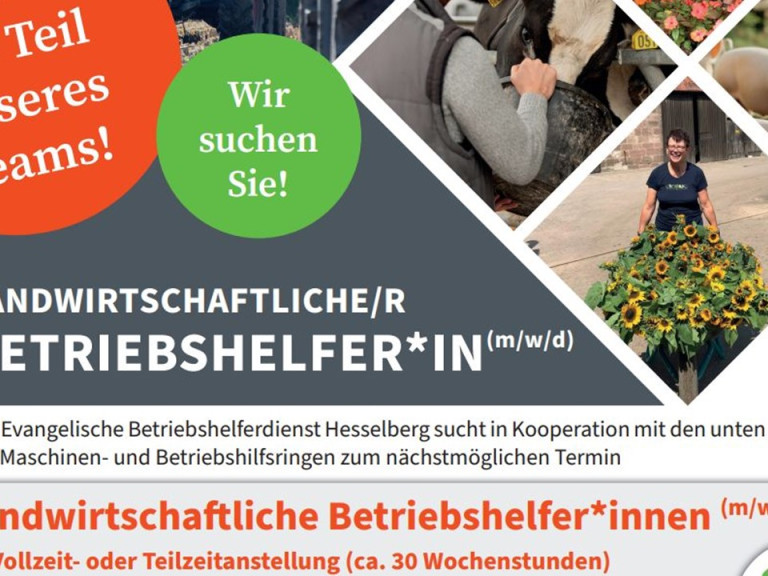 Betriebshelfer gesucht