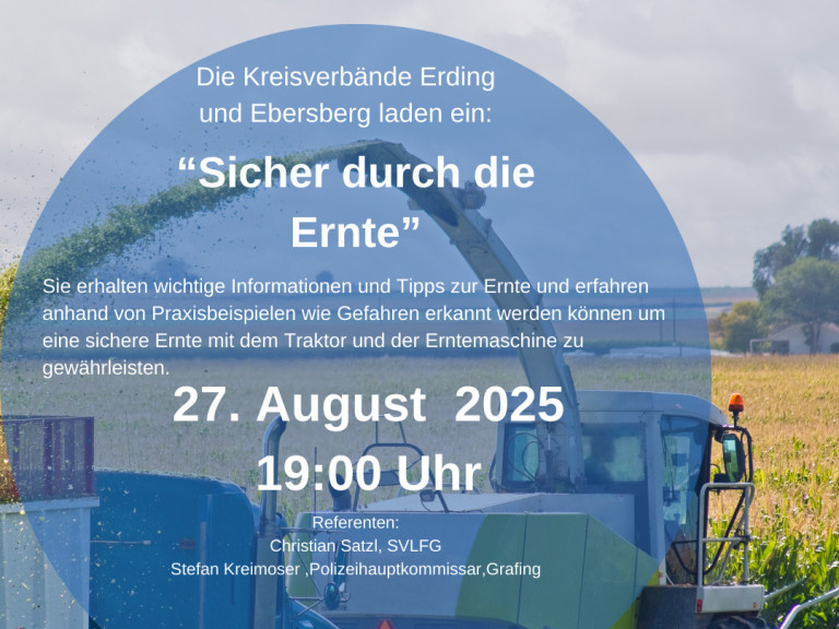 Sicher durch die Ernte