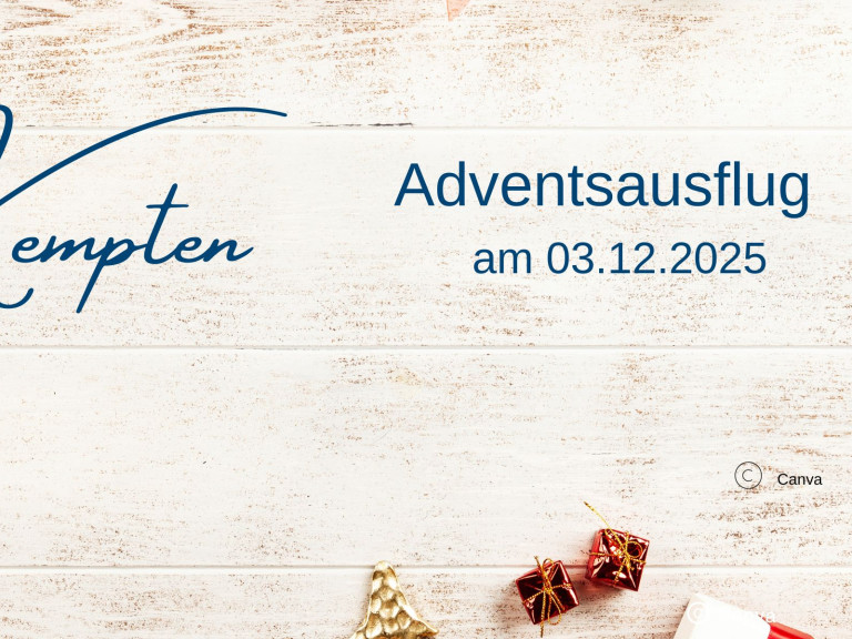 Adventsausflug am 3. Dezember 2025 des BBV KV Augsburg nach Kempten 
