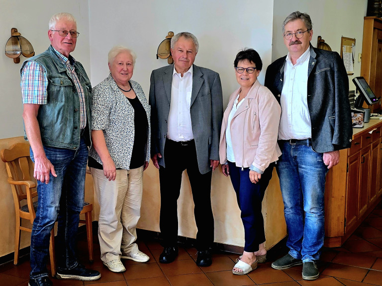 Landsenioren Orgateam Verabschiedung Altlandrat Schneider