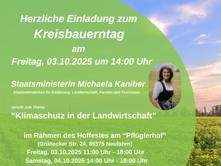 Einladung Kreisbauerntag Freising