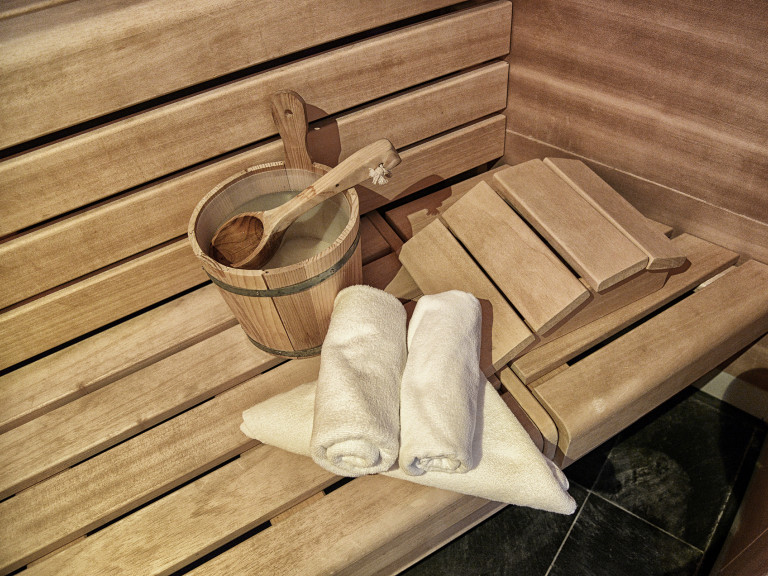 Detail Finnische Sauna