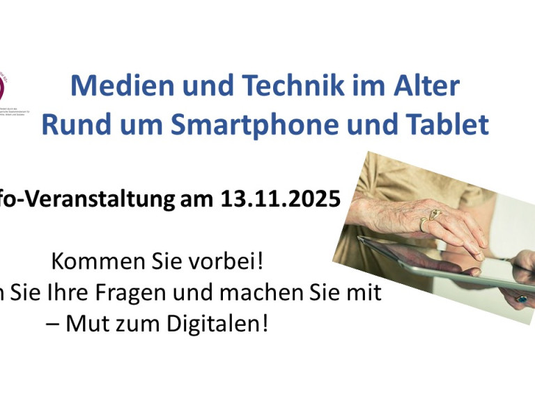 Info-Veranstaltung Medien und Technik