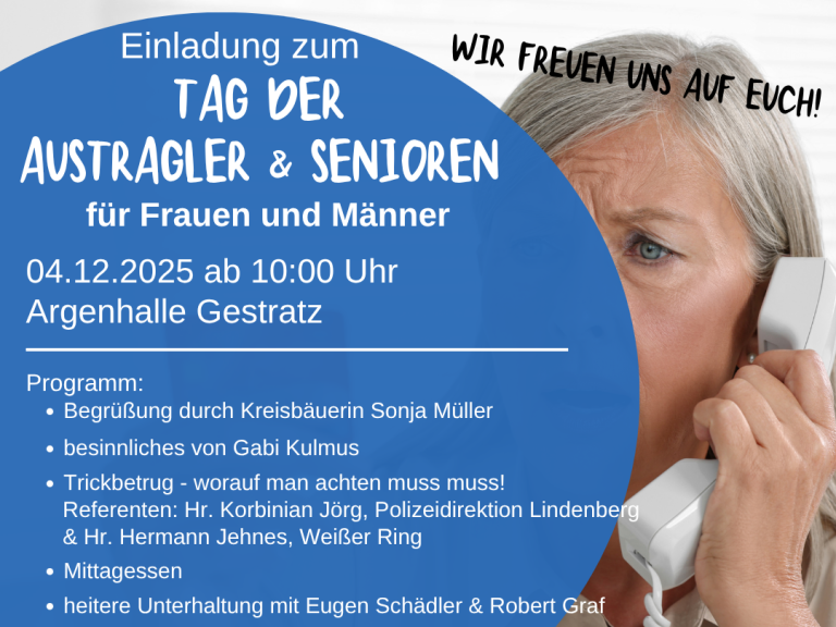 Austraglertag und Seniorentag