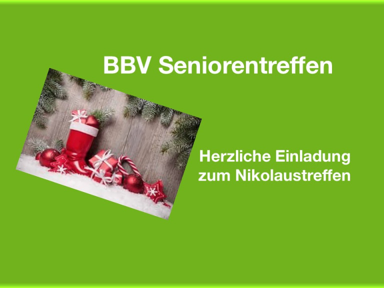 Seniorentreffen Nikolaus