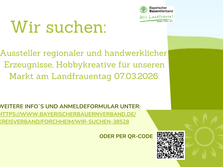 Markt Aussteller gesucht