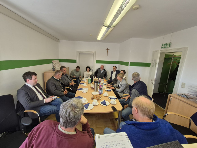 Landrat und Kreisvorstandschaft im Austausch