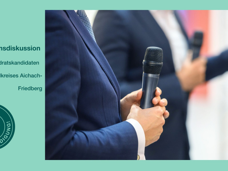 Podiumsdiskussion mit den Landratskandidaten am 28.01.2026 um 19:30 Uhr beim Gasthaus Bäckerwirt 