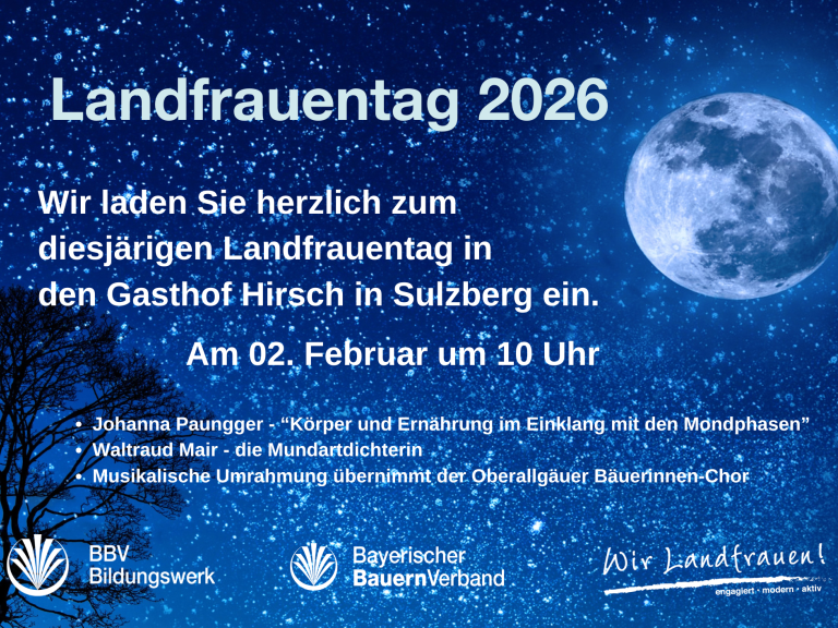 Mond auf blauem Hintergrund