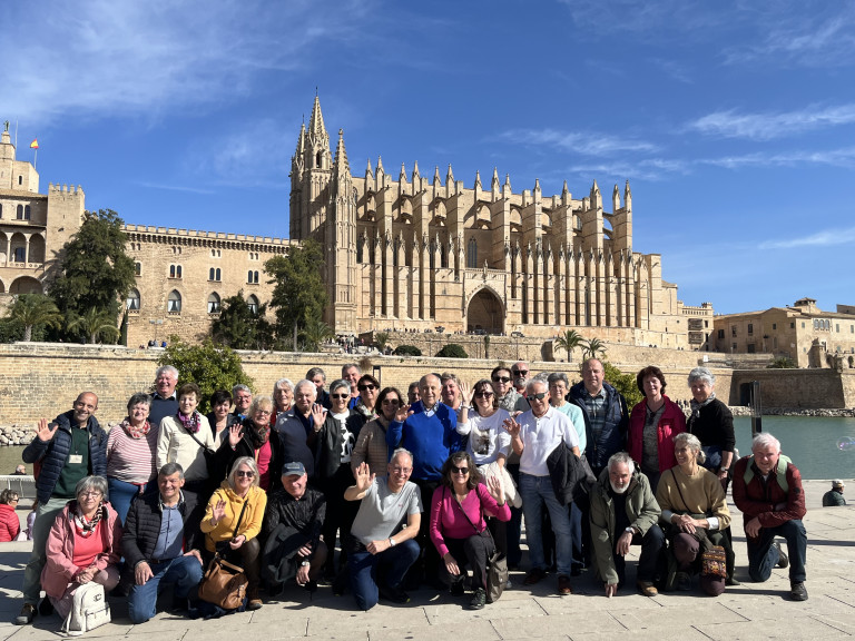 Reisegrupp in Palma de Mallorca